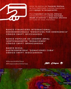 Declaraciones del Presidente del Consejo de Defensa Nacional, Miguel Díaz-Canel Bermúdez ante el inminente paso del huracán Melissa