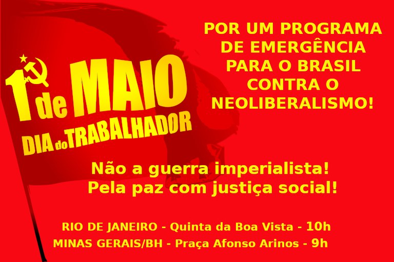 Banner 1º de maio de 2024 página inicial
