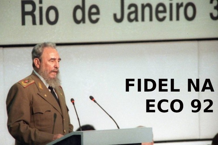 Fidel Castro na Eco92
